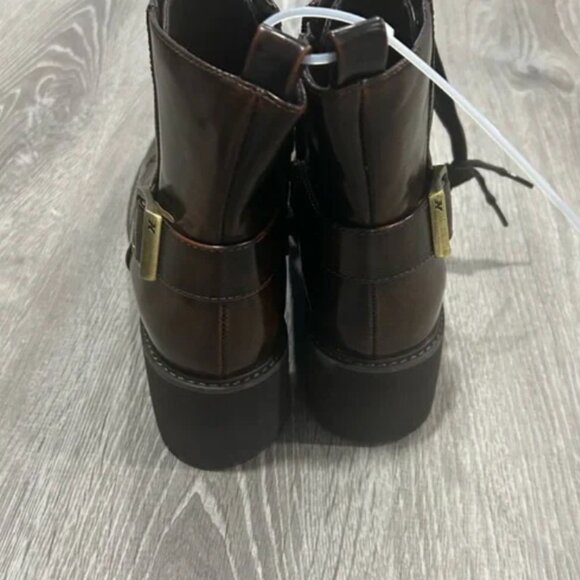 Naturalizer Cabaret Ankle Combat Boot Booties Size 8 - Picture 5 of 7